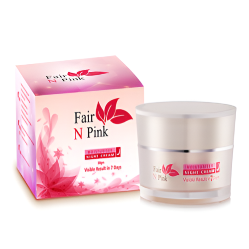 Fair n Pink Skin Whitening Night Cream Glutathione Cream 30g
