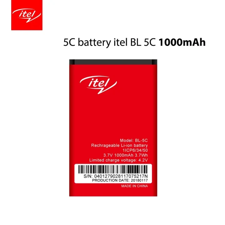 Itel BL-5C / Itel BL-4C 1000 mAh Mobile Battery for Itel 2173