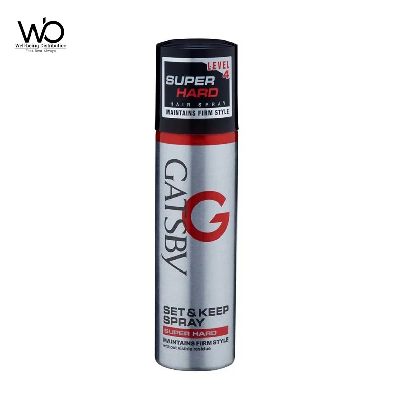 GATSBY Hair Spray Level 4 Set and Keep Spray Super Hard 66ml