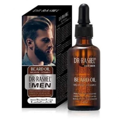 Dr. Rashel Beard Oil With Argan Oil + Vitamin E For Men - 50ml