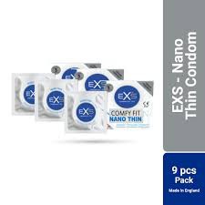 EXS – Nano Thin Condom – Combo Pack – 3 Packs – 3×3=9pcs (Made in UK)