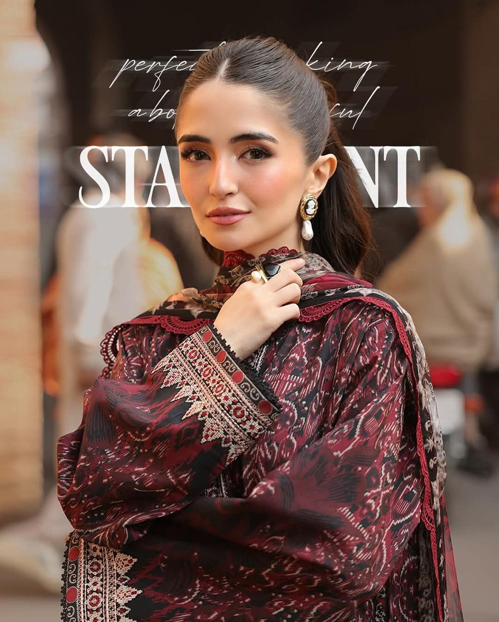 Digital Print Three Piece For  Female