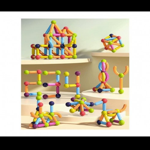 Magnetic Construction Set for Brain Development 64pcs