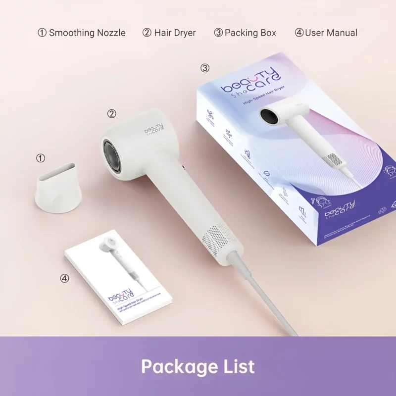 Beauty SheCare AeroGlow High Speed Hair Dryer