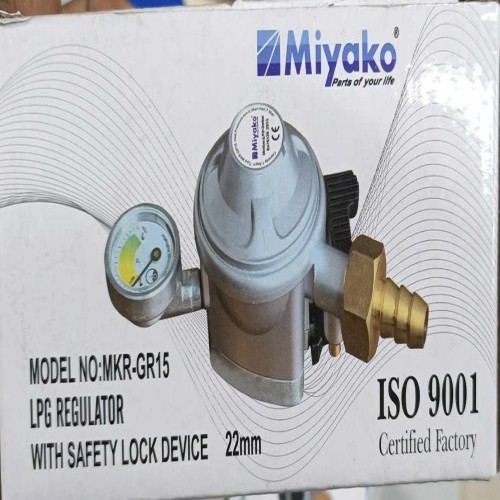 Miyako Lpg 22mm Gas Regulator with safety lock Device Price in Bangladesh