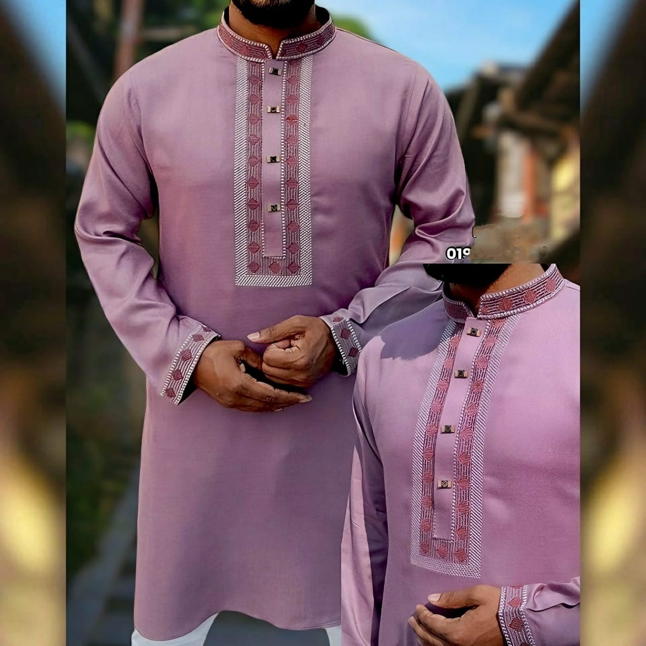 Soft Cotton Embroidery Panjabi Classic Heritage