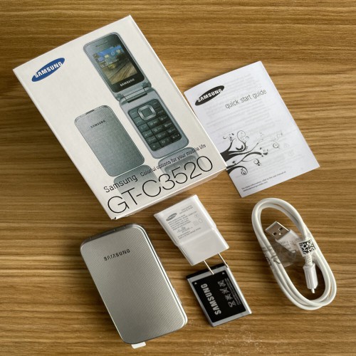 Samsung Master Copy GT-C3520, Classic Clam Shell Feature Phone