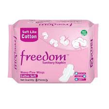 Freedom Heavy Flow Cotton 8 pads  price in bd