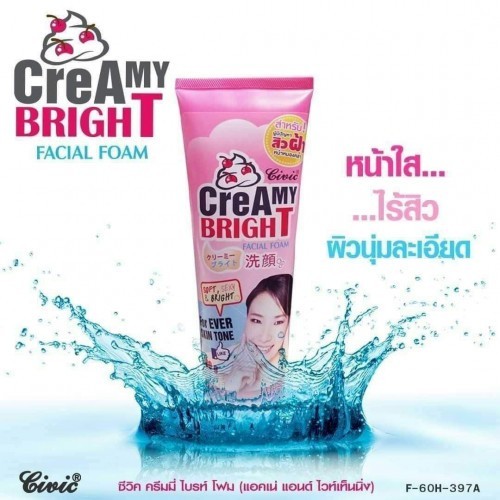 Creamy Bright Facial Foam 180g