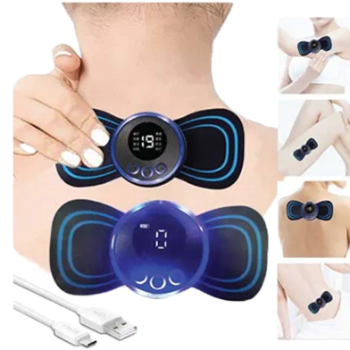 Mini Massager - Rechargeable Shoulder/ Neck/ Muscle/ Tendonitis/ Deep Tissue/ Back Massager with 2pcs Butterfly Pad