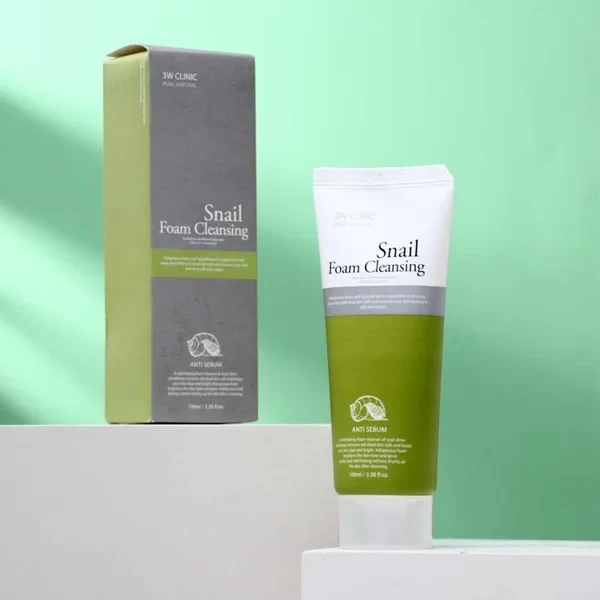3W Clinic Snail Cleansing Foam Facewash 100ml | Korea