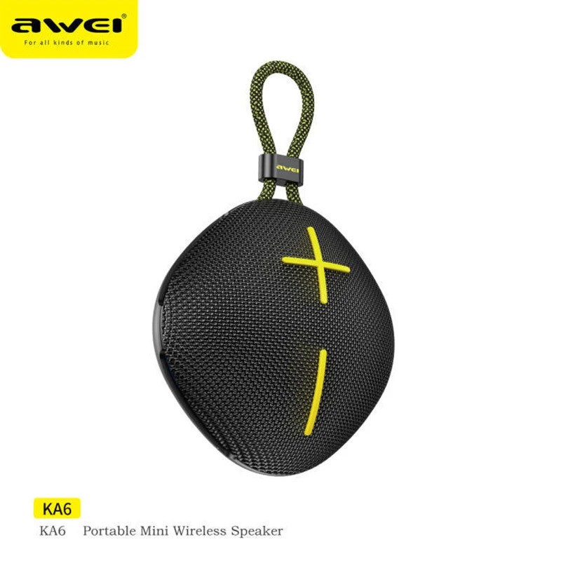 Awei KA6 Mini Wireless Powerful Bluetooth Speaker (6 Months Warranty)