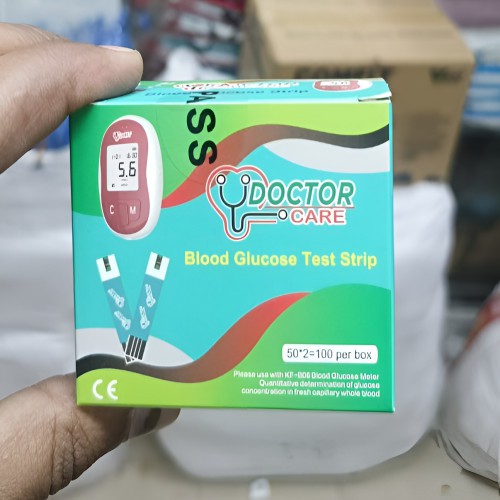 Doctor Care Blood Glucose Test Strip 1 Box-100Pcs