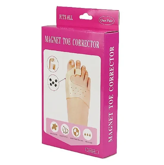 1 Pair Magnet Toe Corrector Silicone Foot Protector