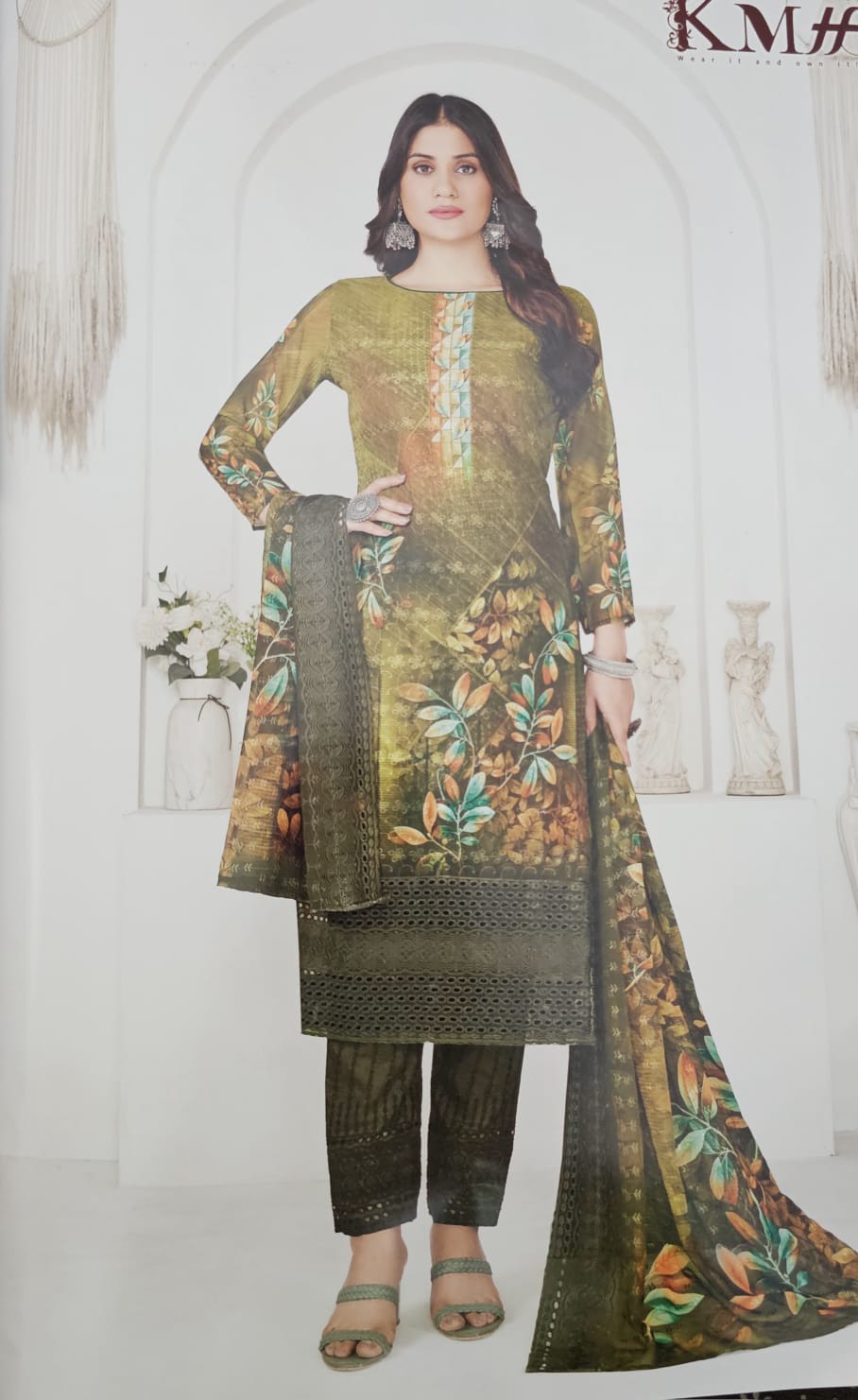 Hasnat 100% Premium cotton 3 Piece-(18)