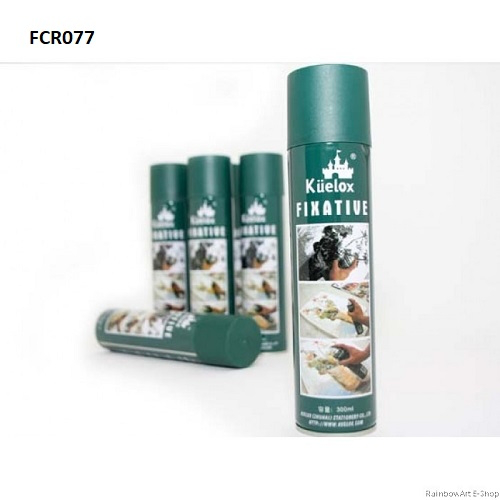 Kuelox Fixative Spray For Sketch, Charcoal, Pastel - 300 ML