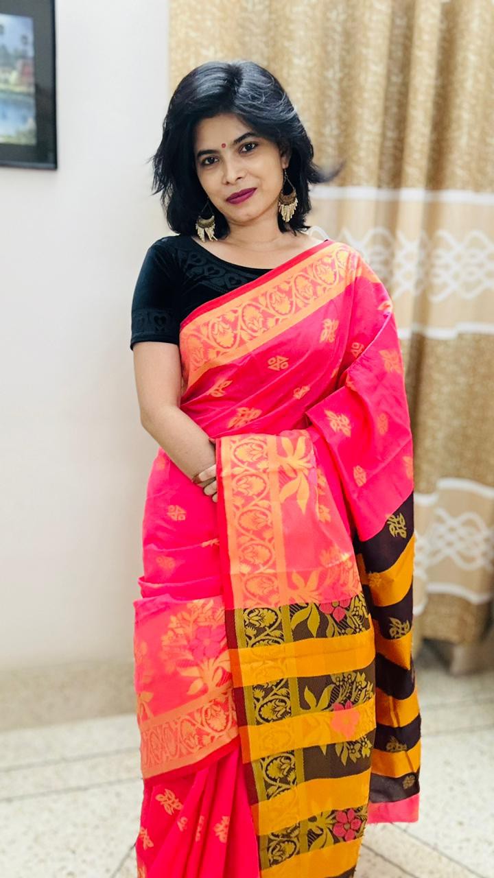 Premium Hybrid Cotton Saree (Real Photo) For Women