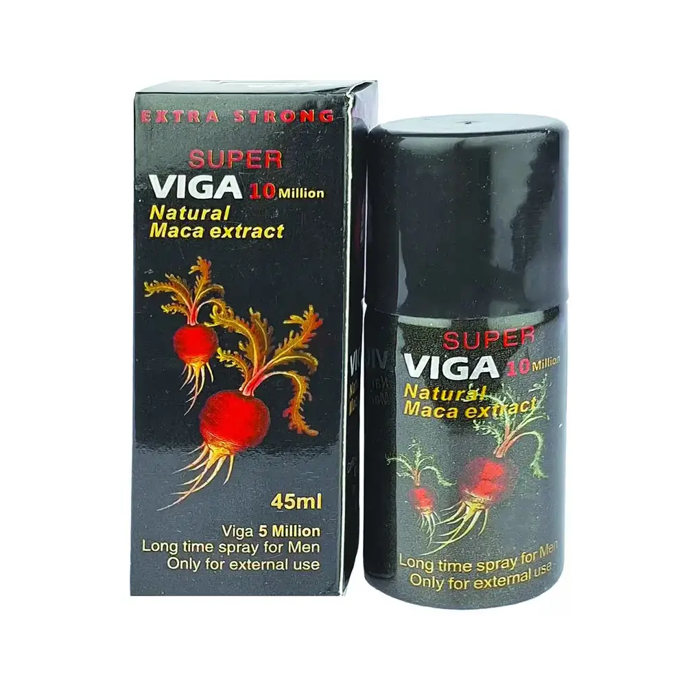 Original Super Viga 10 Million Strong Long Time Delay Spray For Men 45ml