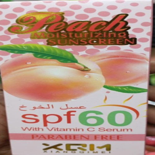Peach Moisturizing Sunscreen SPF60 With Vitamin C Serum 100ml