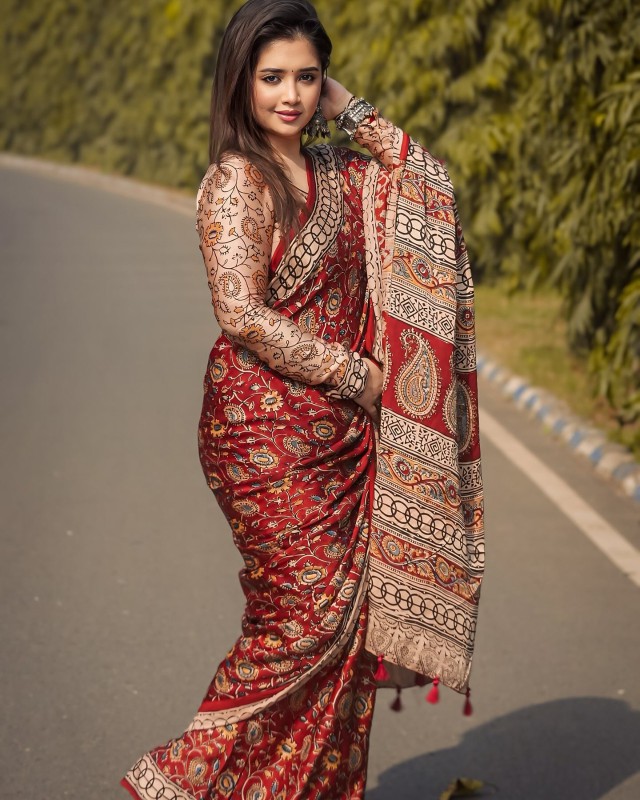 Soft Silk Saree with Blouse Piece
