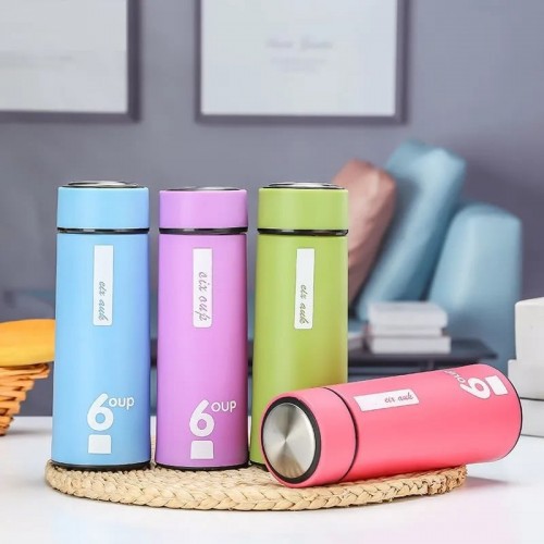450ML 6OUP Creative Leakproof Drinking Glass Bottle