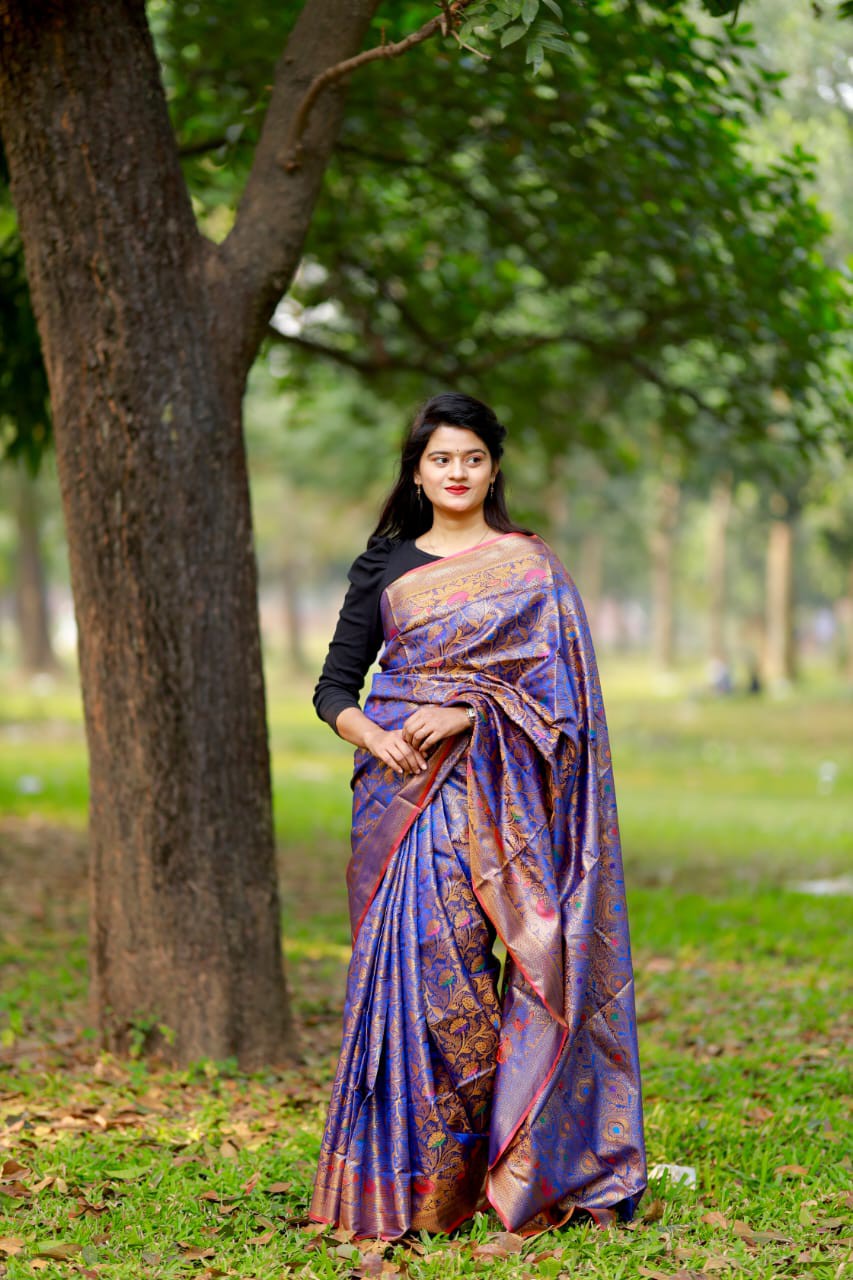 Premium Silk Cotton Saree For Women