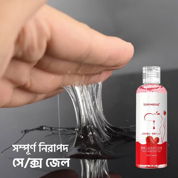 TONO HIME Strawberry Flavor Water Based Lubricant Gel 100ml