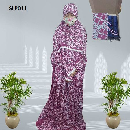 Bexi Batik Salat Long Hijab Package