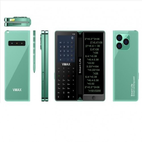 Vmax V18 Notepad Fold Phone With Wrighting pad