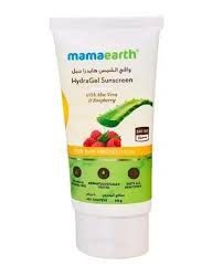 Mamaearth HydraGel Indian Sunscreen 50g SPF50 With Aloe Vera & Raspberry | India