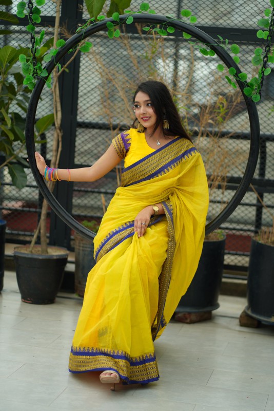 Nandita Elegant Block Print Saree