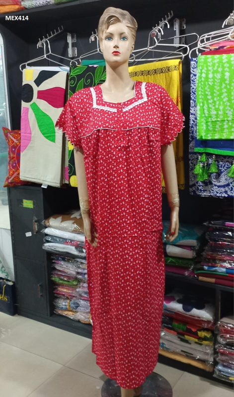 100% Comfortable Cotton Print Maxi (1)