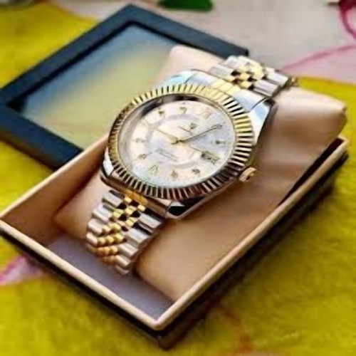 Poedagar 910 Model Wrist Watch Two-Tone Quartz