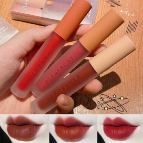 HERORANGE Fluffy Lip Glaze Shade A & B