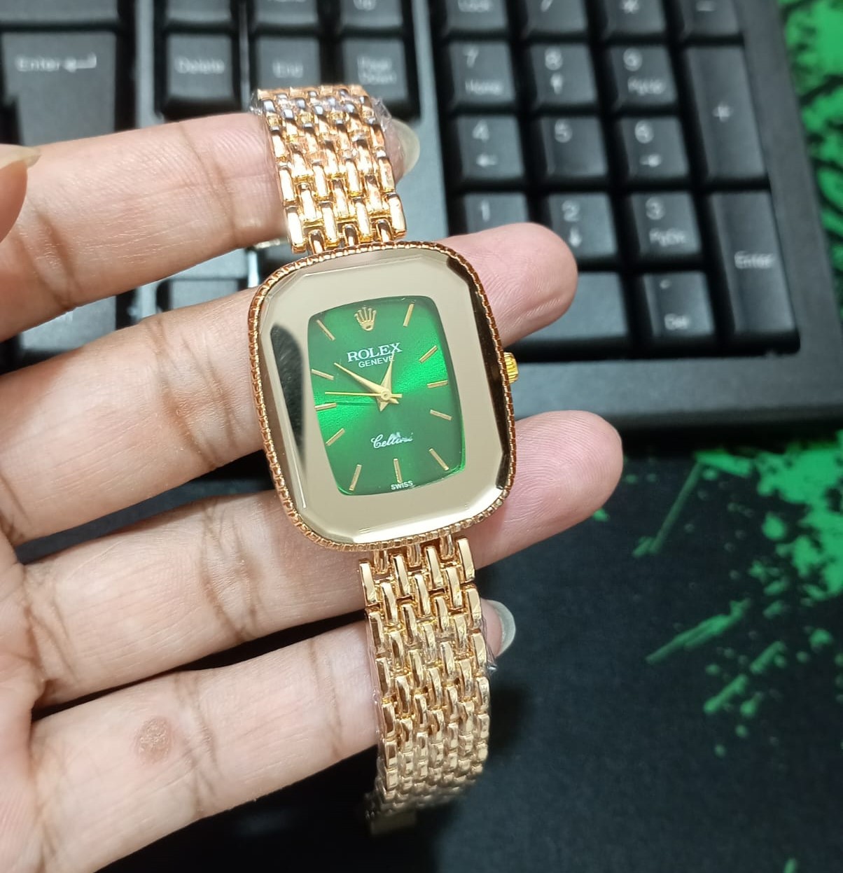 ROLEX Luxury Fashion Women Watch -(2)