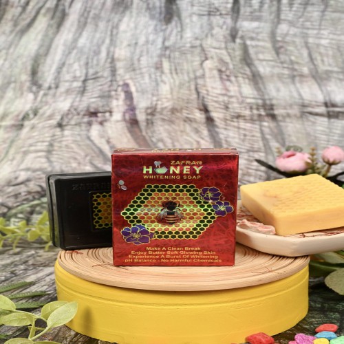 Zafran Honey Whitening Soap - 100gm