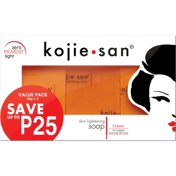 Kojie San Skin Lightening Soap 65gm x3pcs