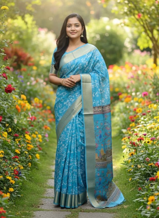 Kaftan Silk Royal Charm Saree