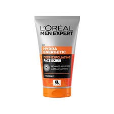 Loreal Men Expert Hydra Energetic Deep Exfoliating Face Scrub with Vitamin C – XL Size 150ml