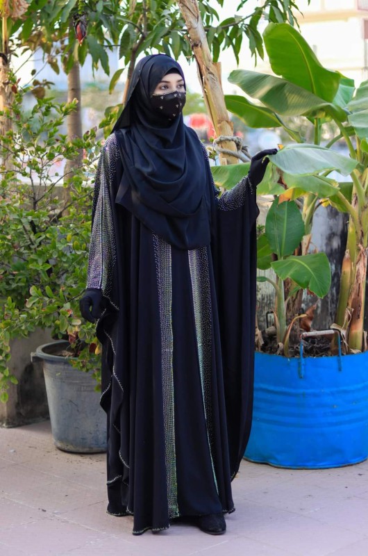Premium Abaya Borka with Hijab For Girl