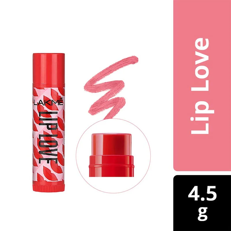 Lakme Lip Love Cherry Lip Care Balm 4.5g | 22 H Moisture Formula | SPF 15