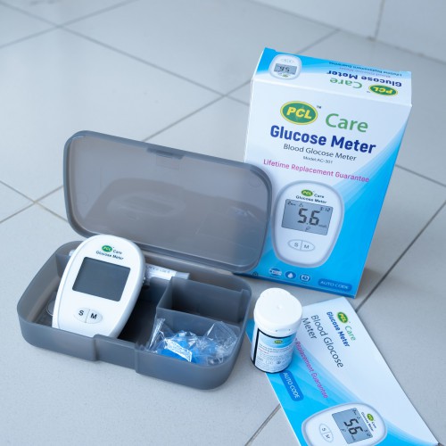 PCL Care Glucose Meter with 10 Strip, specifically model (AC-301)