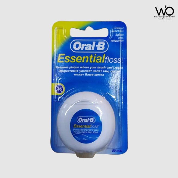 Oral B Essential Floss Mint Unwaxed 50 meters