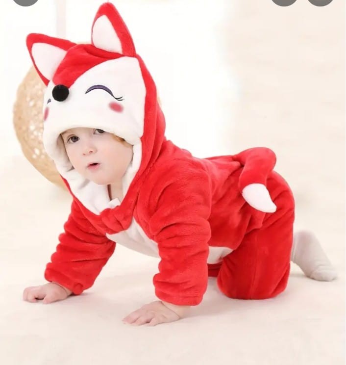 Rabbit One Piece Baby Jumpsuit (2)