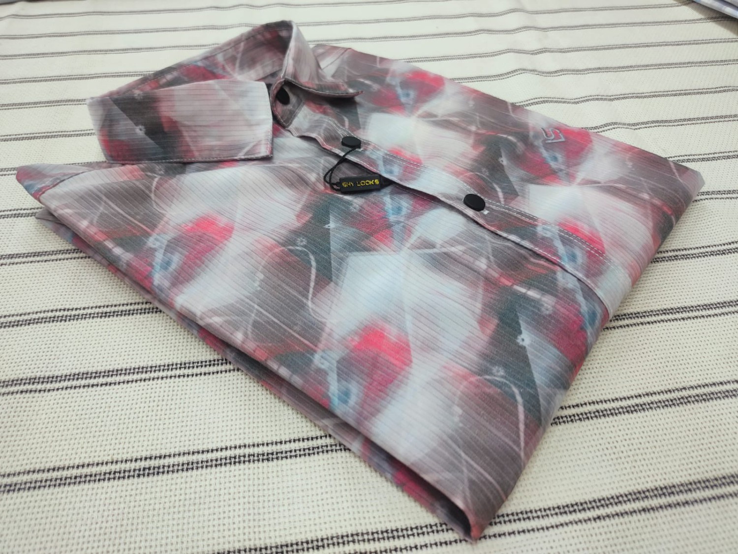 Luxury China Magnet Cotton full Sleeve Print Shirt (3)