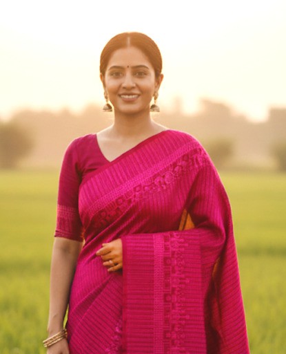 Cotton Comfort Saree with Blouse