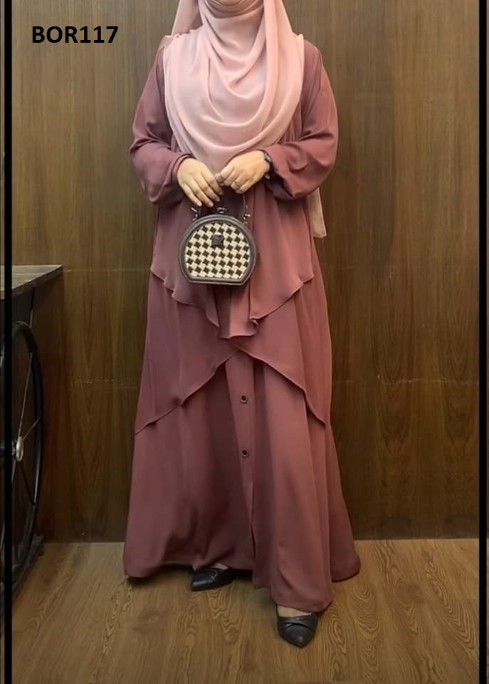 Stylish Butterfly Borkha with Hijab