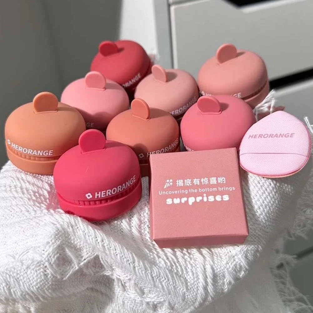 Herorange Sandwich Mousse Powder Blusher – Set 1-8 Available