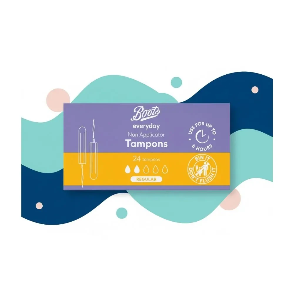 Boots Everyday Non Applicator 24 Tampons Regular