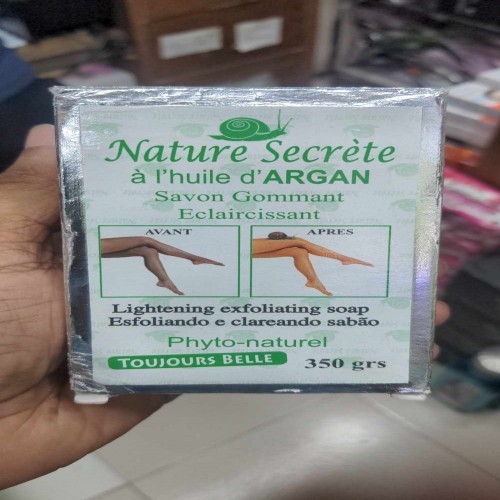 Nature Secrete Whitening And Exfoliating Soap With Pure Argan Oil